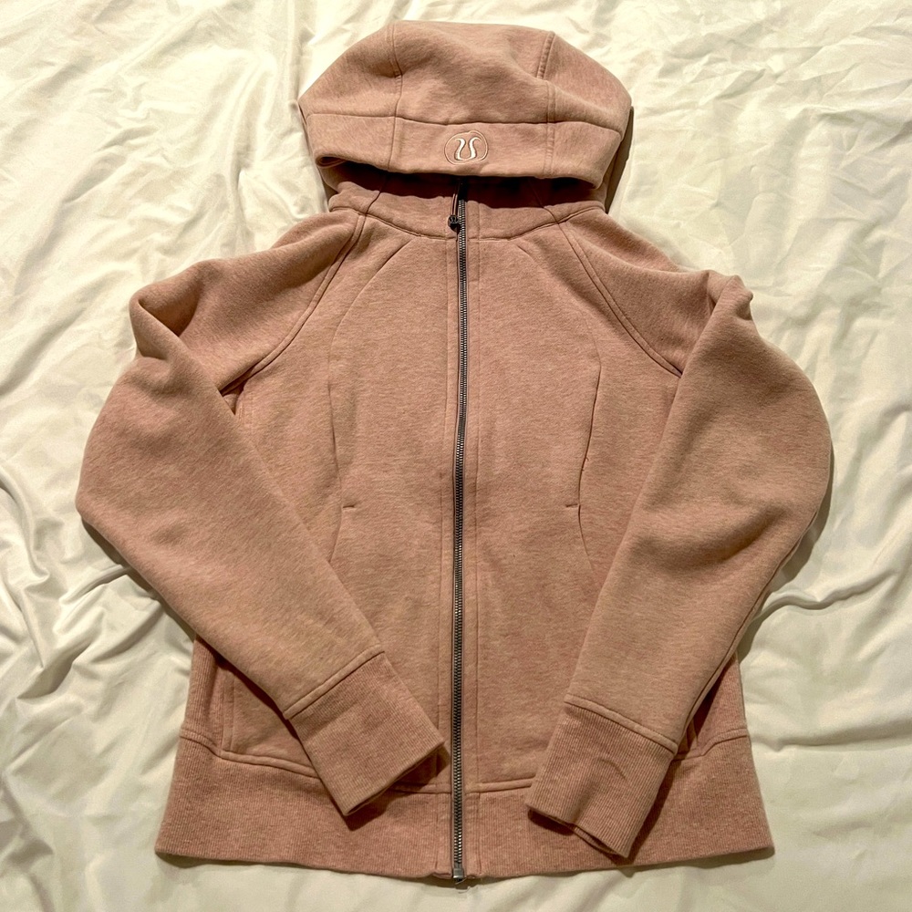 Lululemon Scuba Hoodie Jacket baby pink